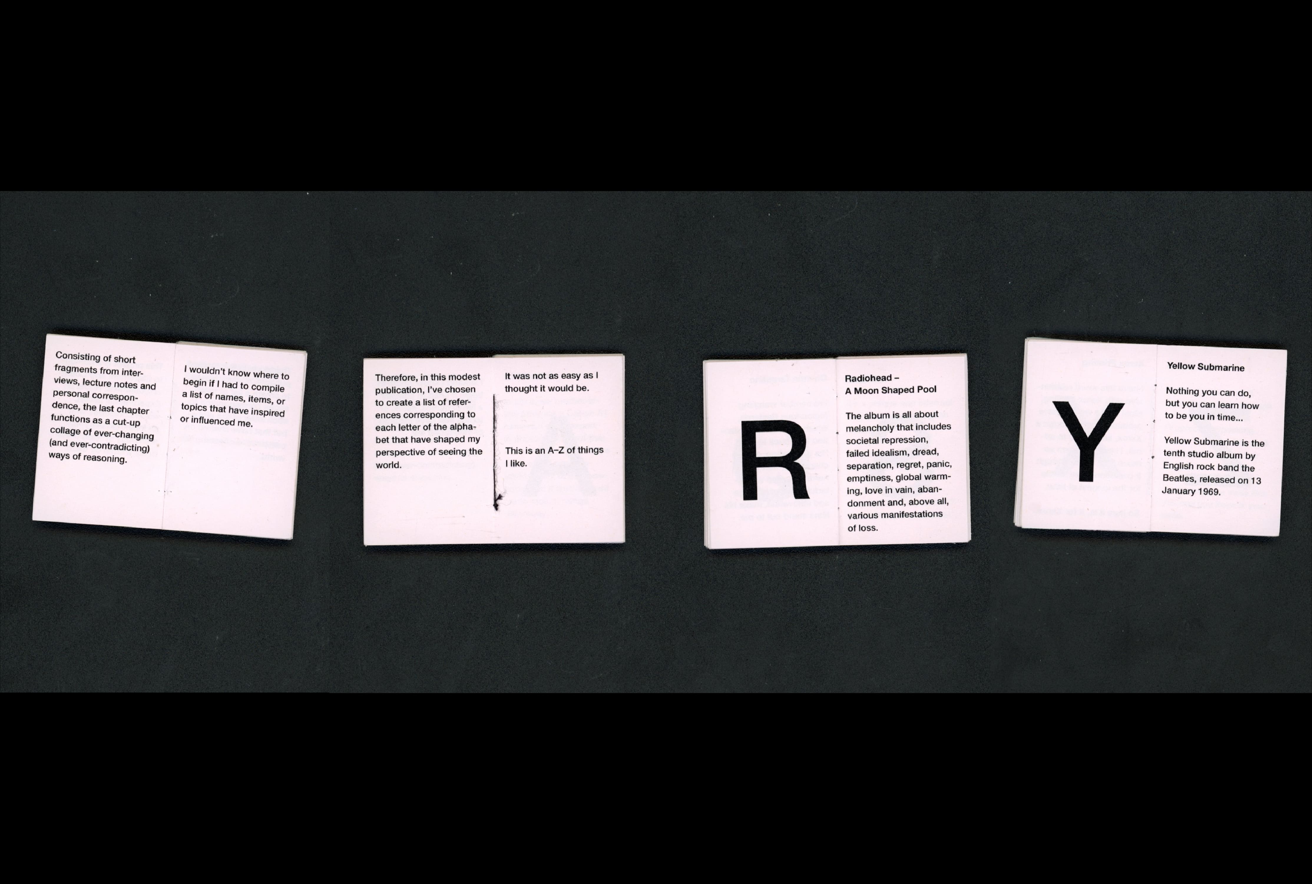 An A–Z of Things I Like detail