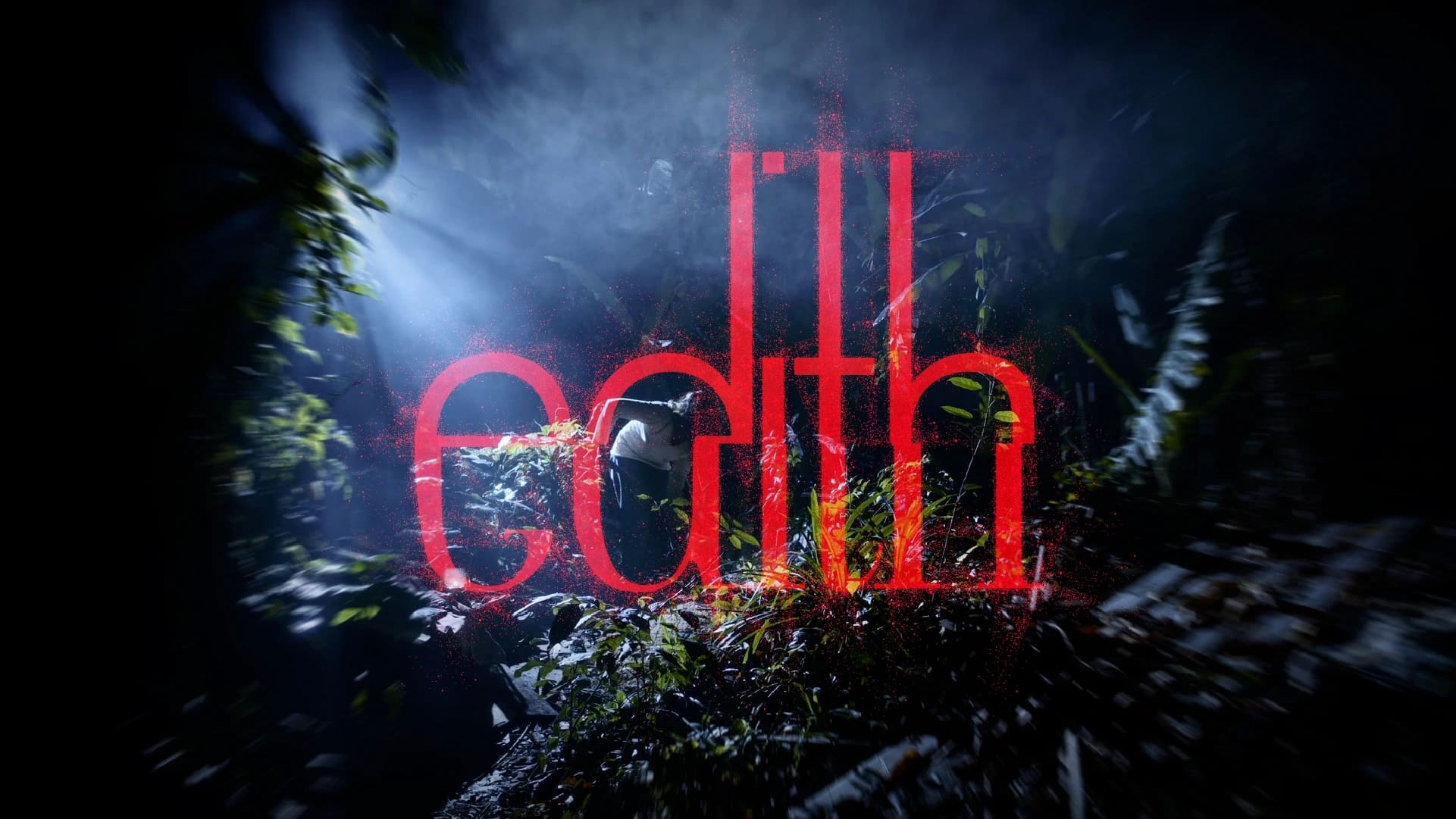 Edith film title typeface design