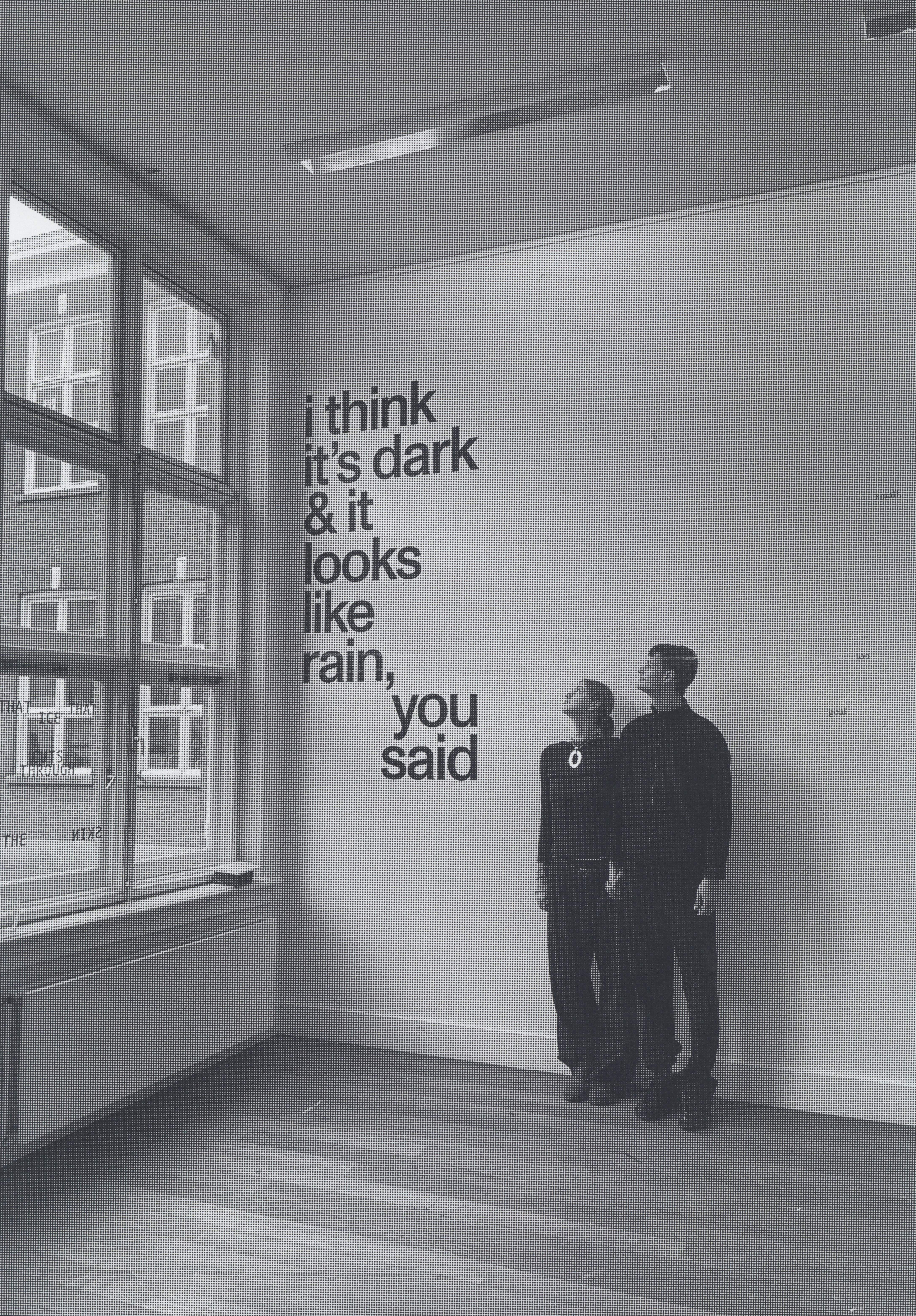 Text & Space printed outcome